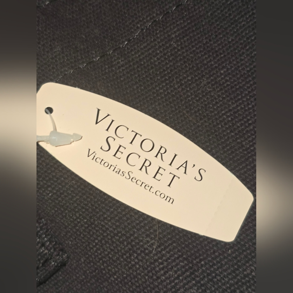 Victoria’s Secret Black Tote with Pink Logo – NWT - Picture 6 of 7